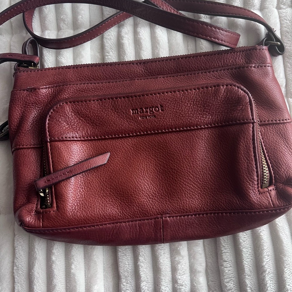 Leather Crossbody Bag - Picture 2 of 11